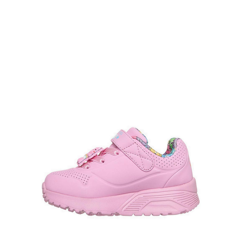 Skechers Uno Lite Girl's Lifestyle Shoes (Play School) - Pink
