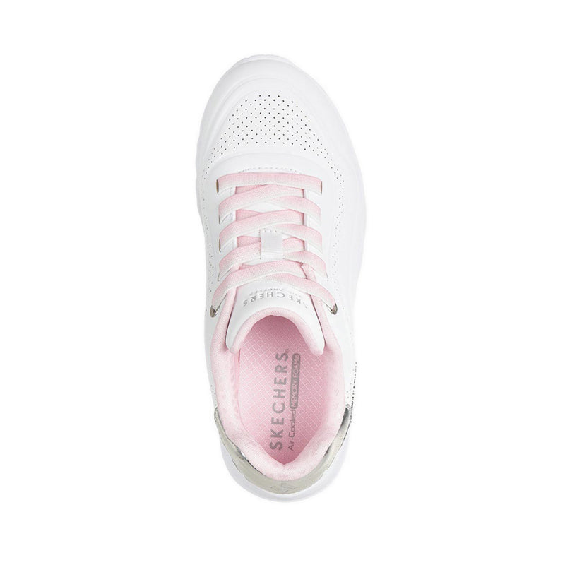 Skechers Uno Lite Girl's Shoes (Grade School / Teen) - White