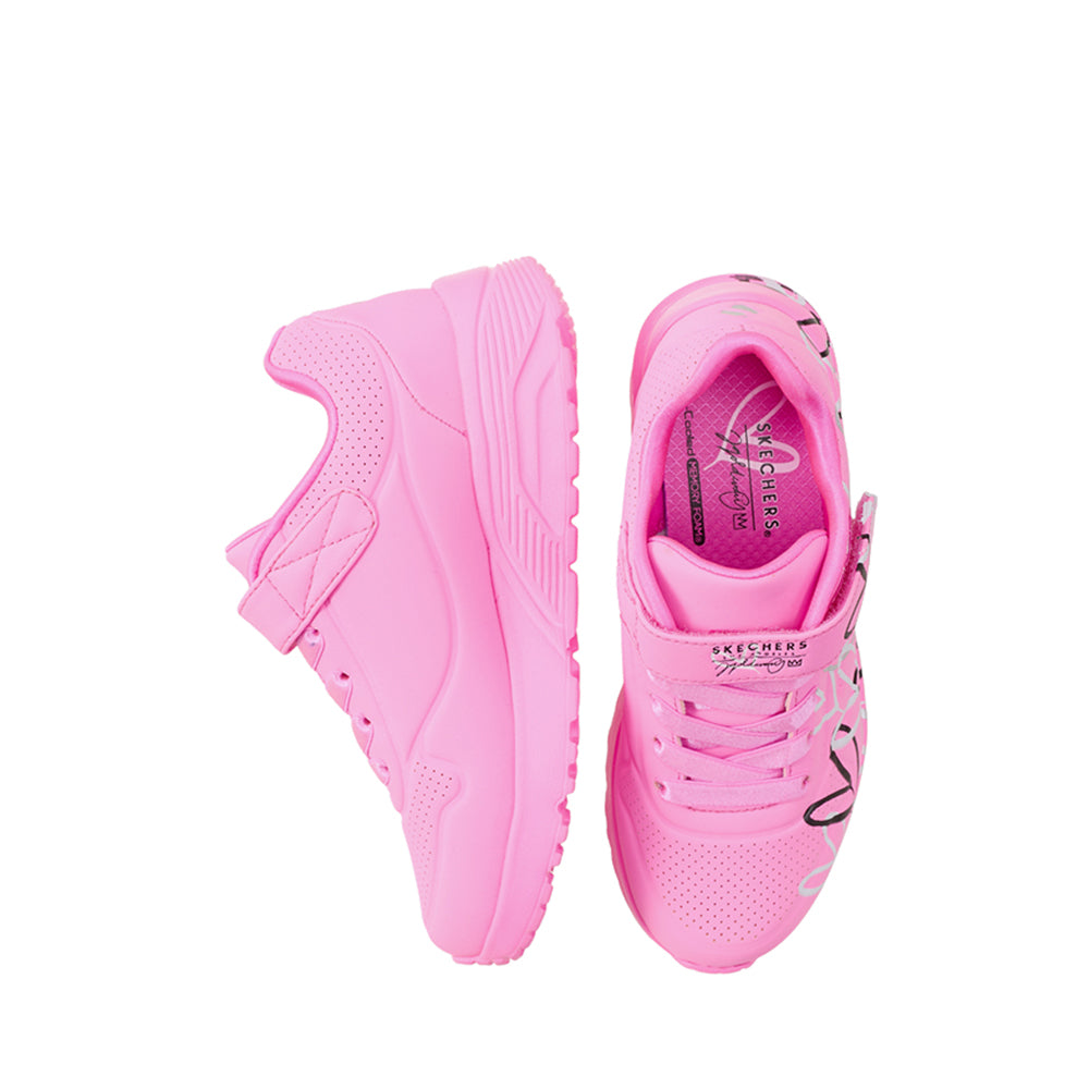 Skechers Uno Lite Girl's Lifestyle Shoes - Pink