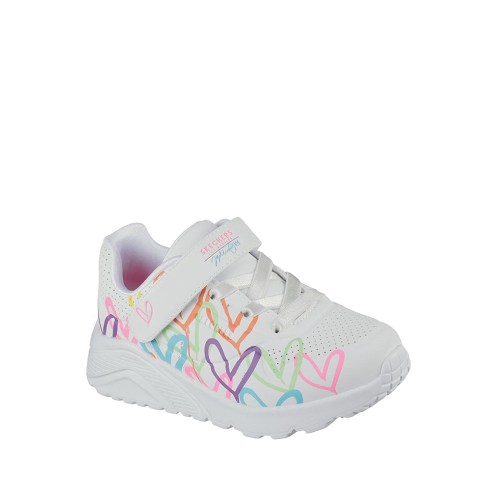 Skechers Uno Lite Girl's Lifestyle Shoes - White