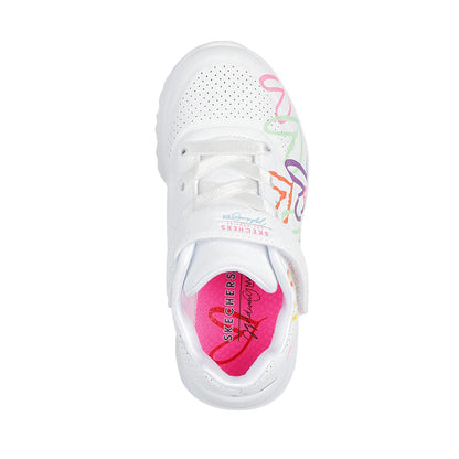 Skechers Uno Lite Girl's Lifestyle Shoes - White
