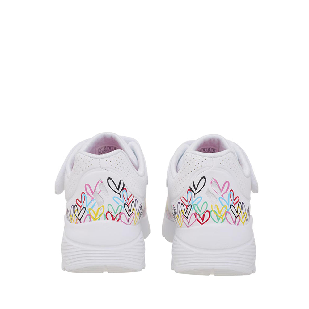 Skechers Uno Lite Girl's Lifestyle Shoes - White