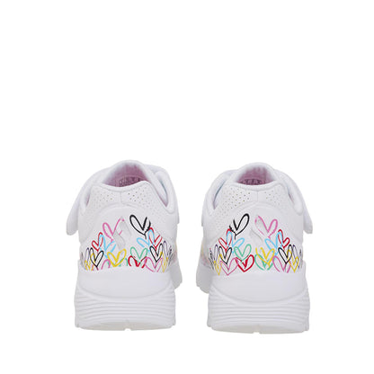 Skechers Uno Lite Girl's Lifestyle Shoes - White