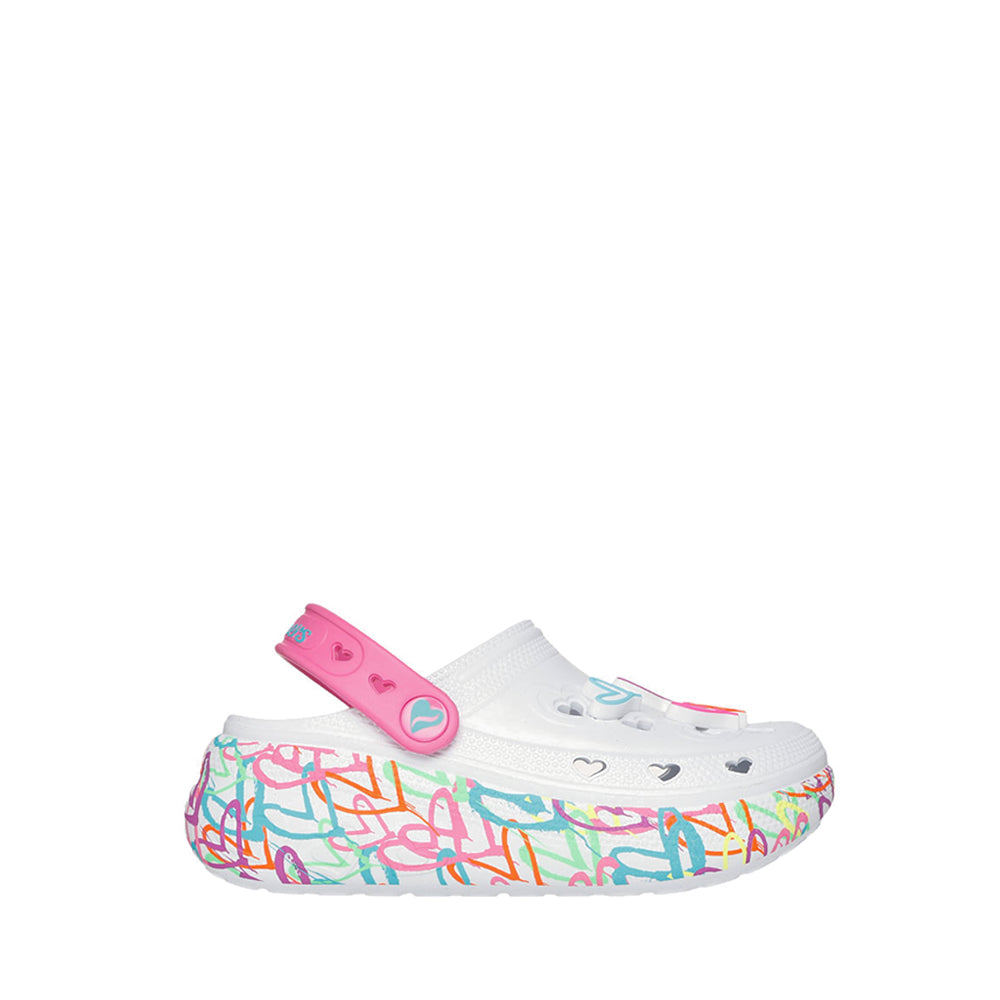 Skechers Cutie Pops - Love Pop's Lifestyle Girls Shoes - White