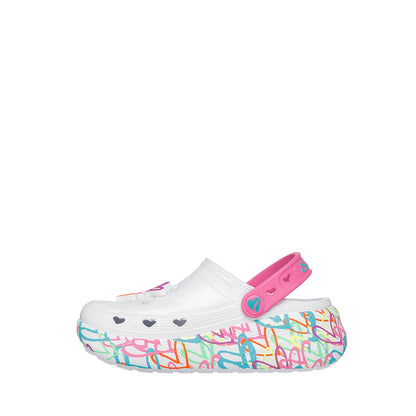Skechers Cutie Pops - Love Pop's Lifestyle Girls Shoes - White