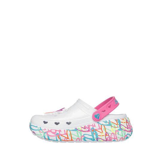 Skechers Cutie Pops - Love Pop's Lifestyle Girls Shoes - White