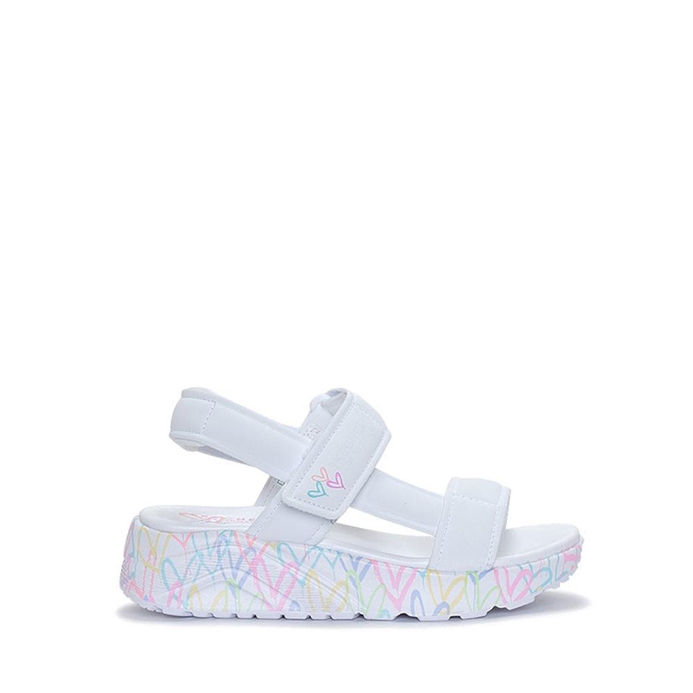 Skechers Uno Lite Girl's Sandal - White