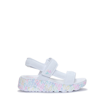 Skechers Uno Lite Girl's Sandal - White