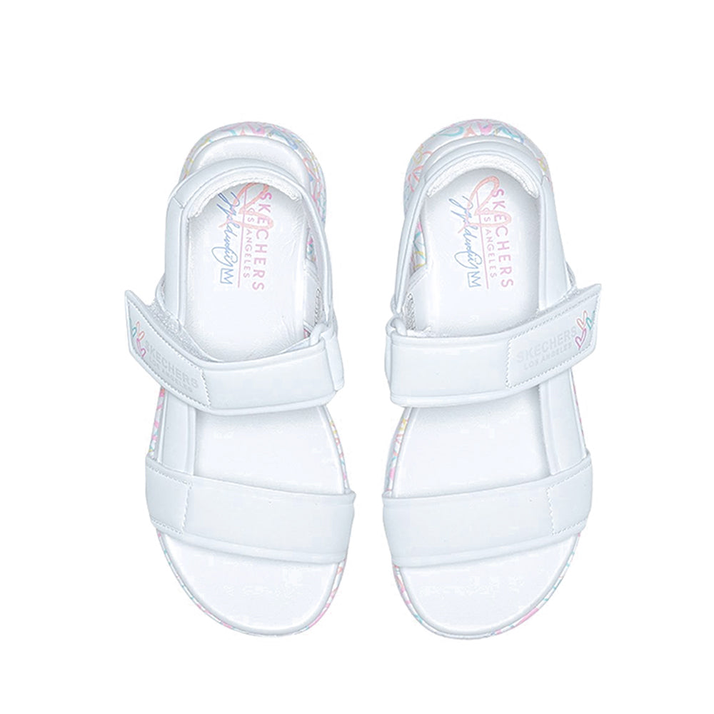 Skechers Uno Lite Girl's Sandal - White