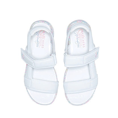Skechers Uno Lite Girl's Sandal - White
