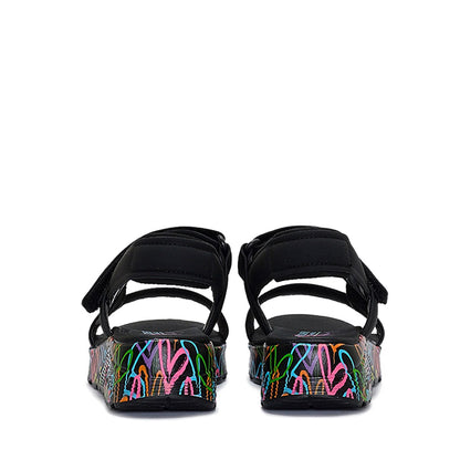 Skechers Uno Lite Girl's Sandal - Black