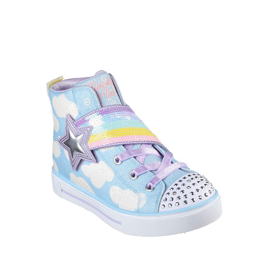 Skechers Twinkle Sparks Girl's Shoes - Blue