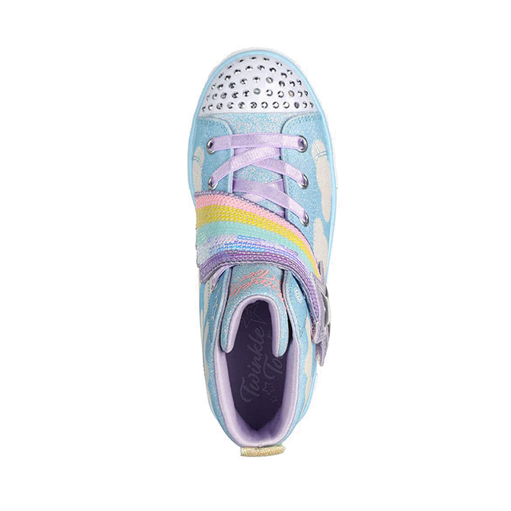 Skechers Twinkle Sparks Girl's Shoes - Blue