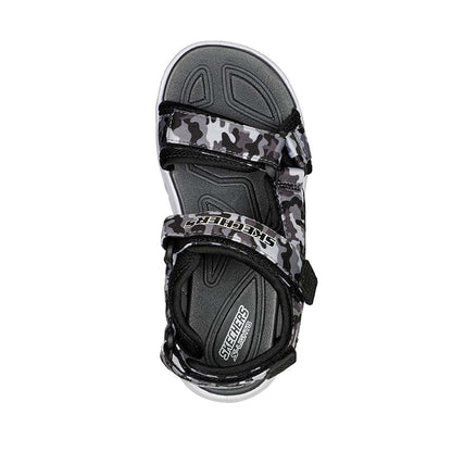 SKECHERS HYPNO-SPLASH BOYS LEISURE SHOES - BLACK