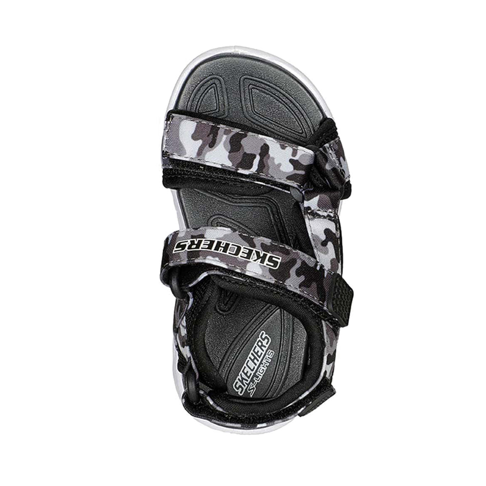 SKECHERS HYPNO-SPLASH BOYS LEISURE SHOES - BLACK