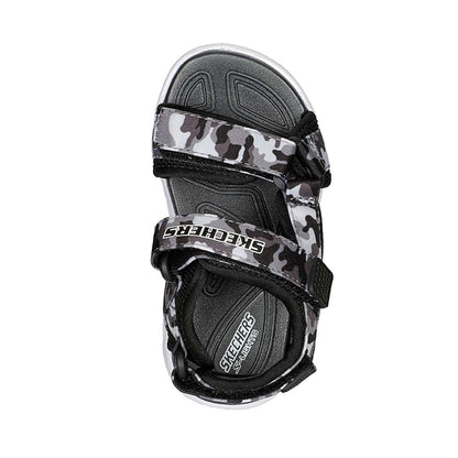 SKECHERS HYPNO-SPLASH BOYS LEISURE SHOES - BLACK