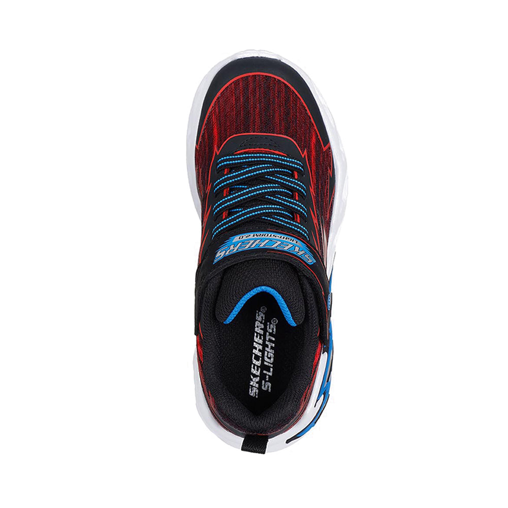 Skechers S-Lights: Light Storm 2.0 - Bolt Boy's Lifestyle Shoes - Black