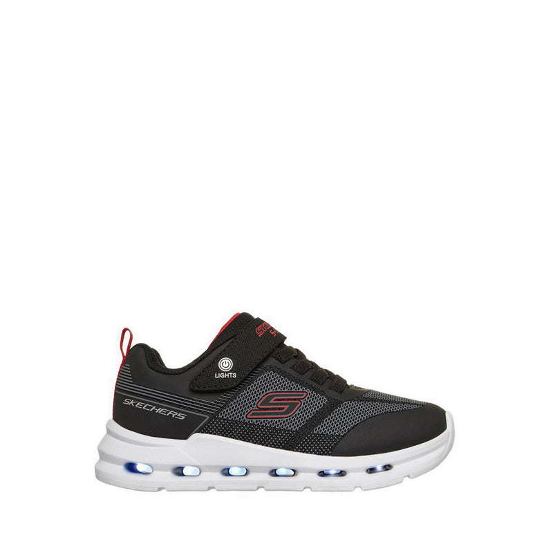 Skechers Glide-Step Lights Boy's Lifestyle Shoes (Grade School/Teen) - Black