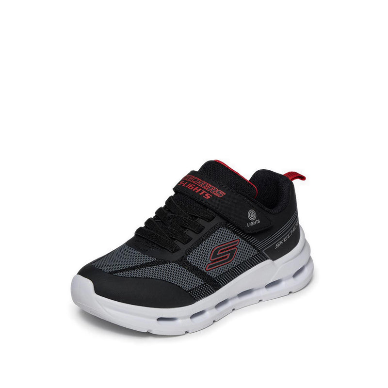Skechers Glide-Step Lights Boy's Lifestyle Shoes (Grade School/Teen) - Black