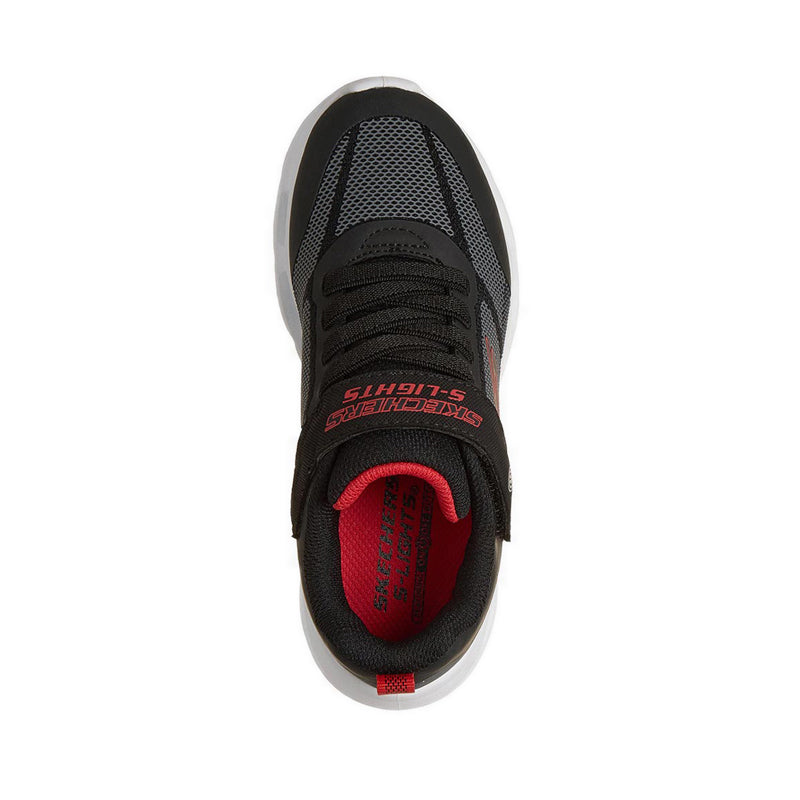 Skechers Glide-Step Lights Boy's Lifestyle Shoes (Grade School/Teen) - Black