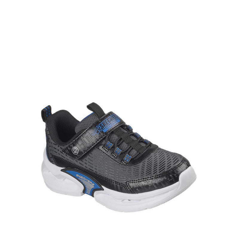 Skechers Kinetic-Lights Boy's Shoes (Grade School / Teen) - Black