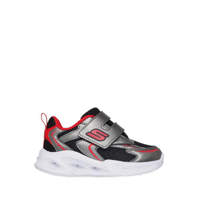 Skechers Boys Lighted Meteor Spike (Play School) - Silver