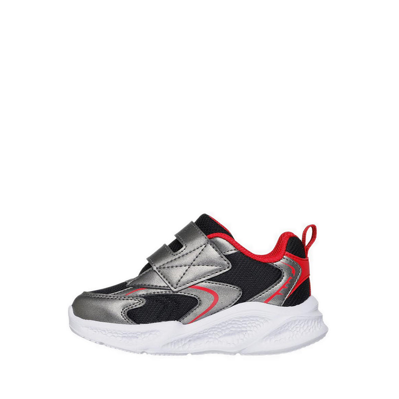 Skechers Boys Lighted Meteor Spike (Play School) - Silver