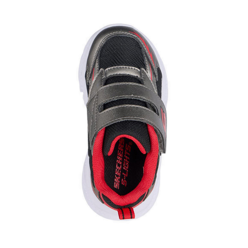 Skechers Boys Lighted Meteor Spike (Play School) - Silver