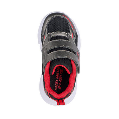 Skechers Boys Lighted Meteor Spike (Play School) - Silver