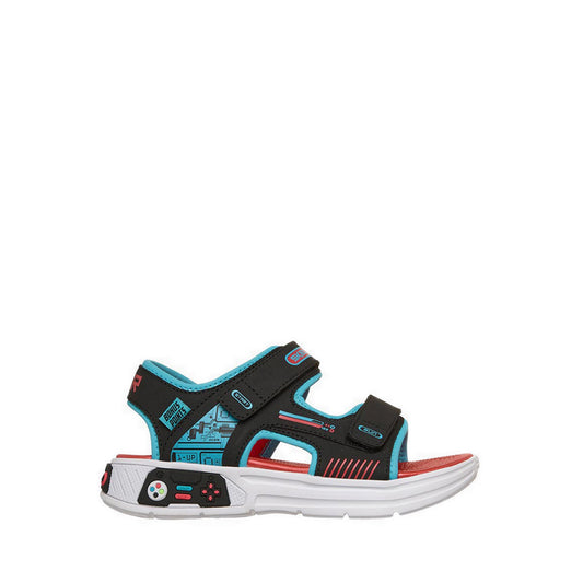 Skechers Power Splash Boy's Lifestyle Shoes (Grade School/Teen) - Black