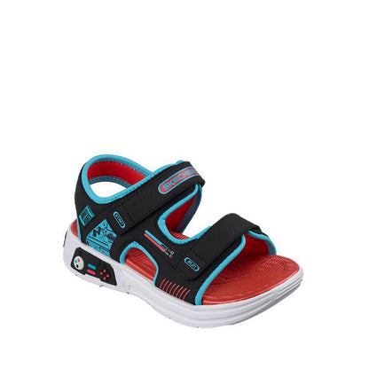 Skechers Power Splash Boy's Lifestyle Shoes (Grade School/Teen) - Black