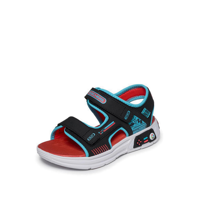 Skechers Power Splash Boy's Lifestyle Shoes (Grade School/Teen) - Black