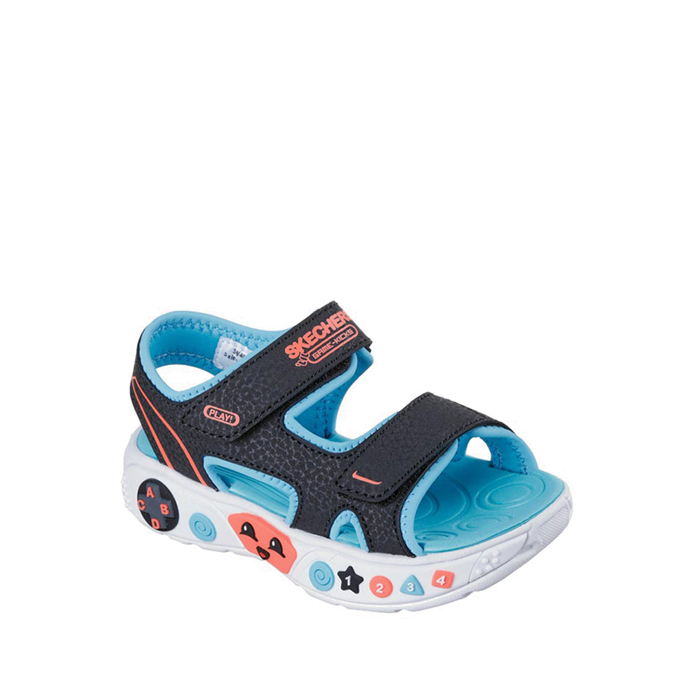Skechers Game Scene Splash Boy's Lifestyle Shoes - Black