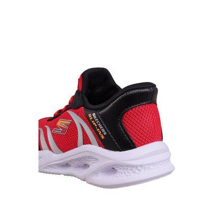 Skechers Skechers Meteor-Lights Boy's Lifestyle Shoes - Red .