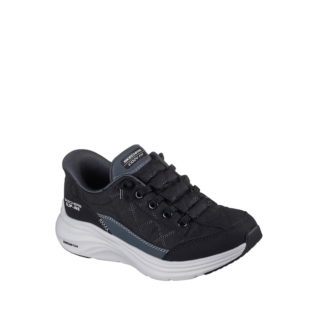 Skechers Slip-Ins Contour Foam Boy's Sneaker - Black