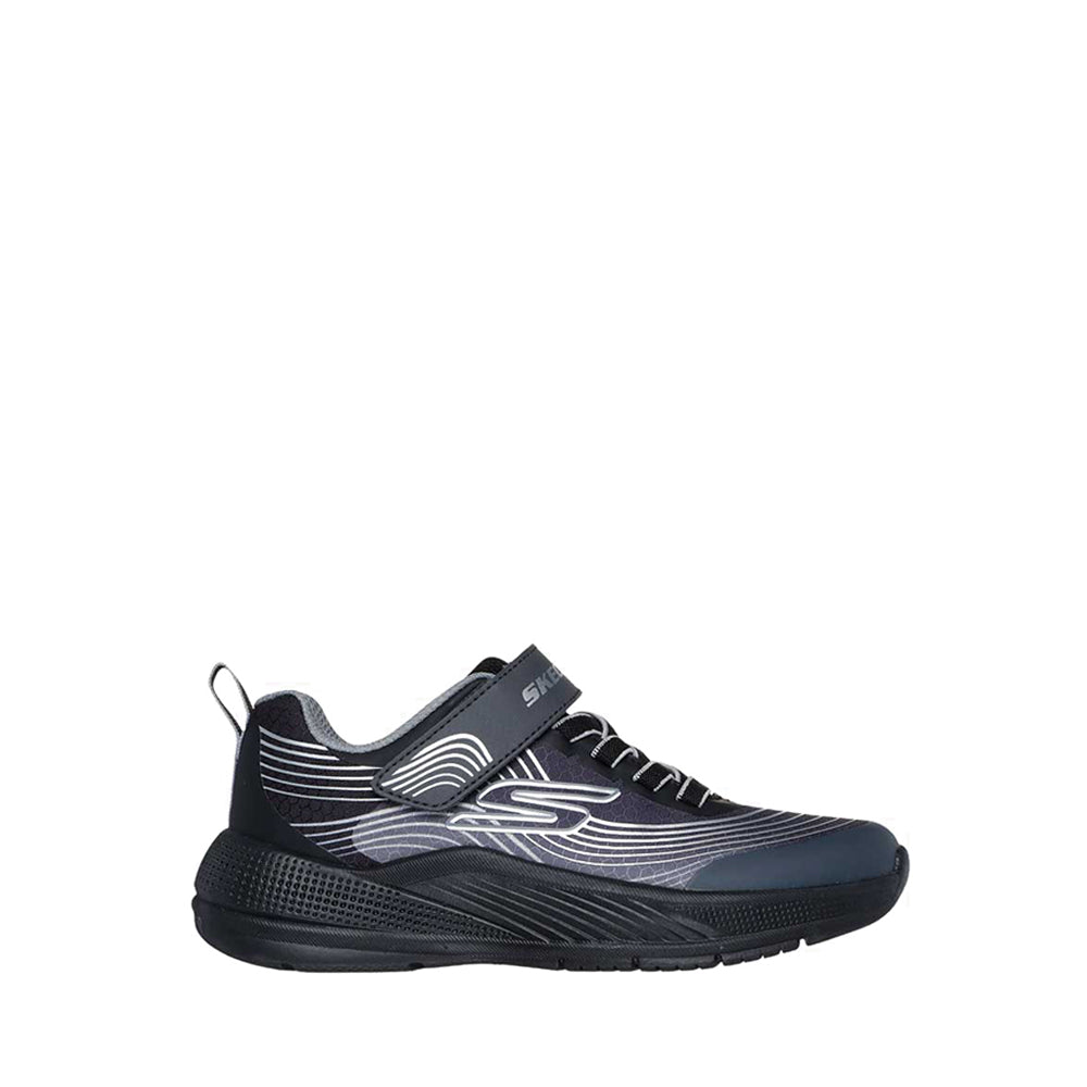 Skechers Microspec Advance Boy's Lifestyle Shoes - Black