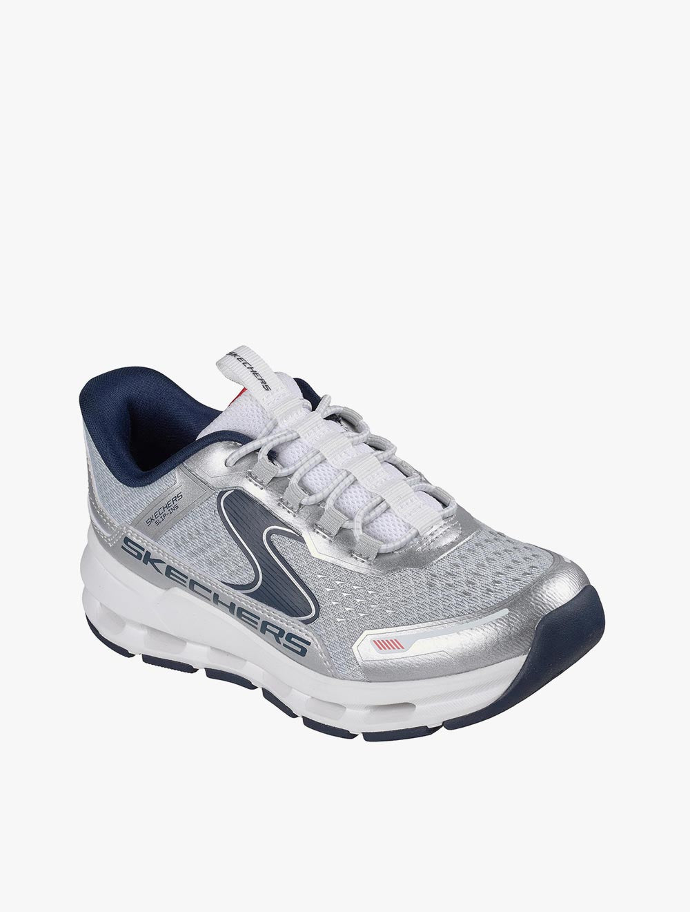 Skechers Slip-Ins Glide-Step Plus Boy's Lifestyle Shoes Youth - Silver