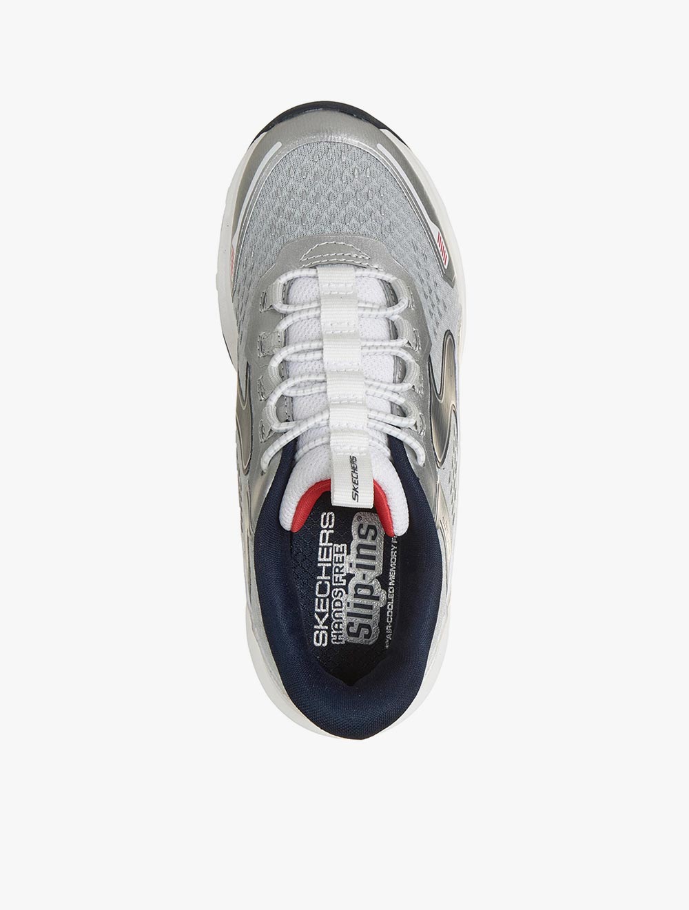 Skechers Slip-Ins Glide-Step Plus Boy's Lifestyle Shoes Youth - Silver