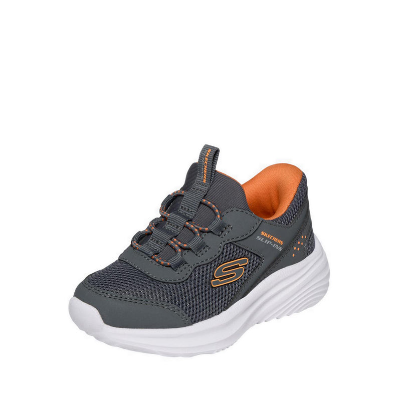 Skechers Slip-Ins Bounder Pro Boy's Lifestyle Shoes - Charcoal