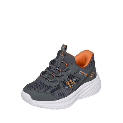 Skechers Slip-Ins Bounder Pro Boy's Lifestyle Shoes - Charcoal