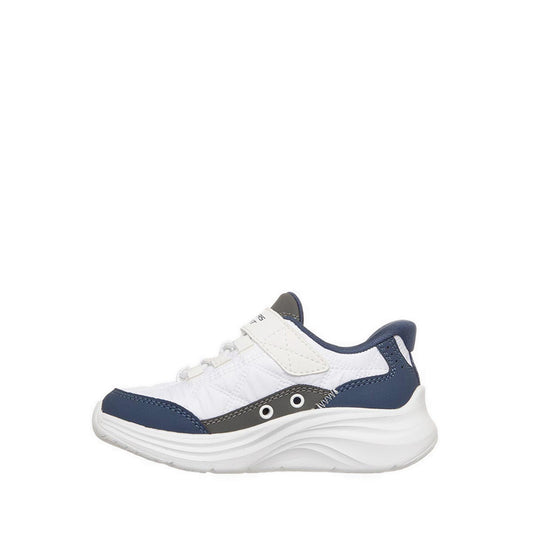 Skechers Slip-Ins Comfy Sprints Boy's Training Shoes - White