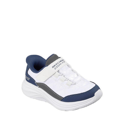 Skechers Slip-Ins Comfy Sprints Boy's Training Shoes - White