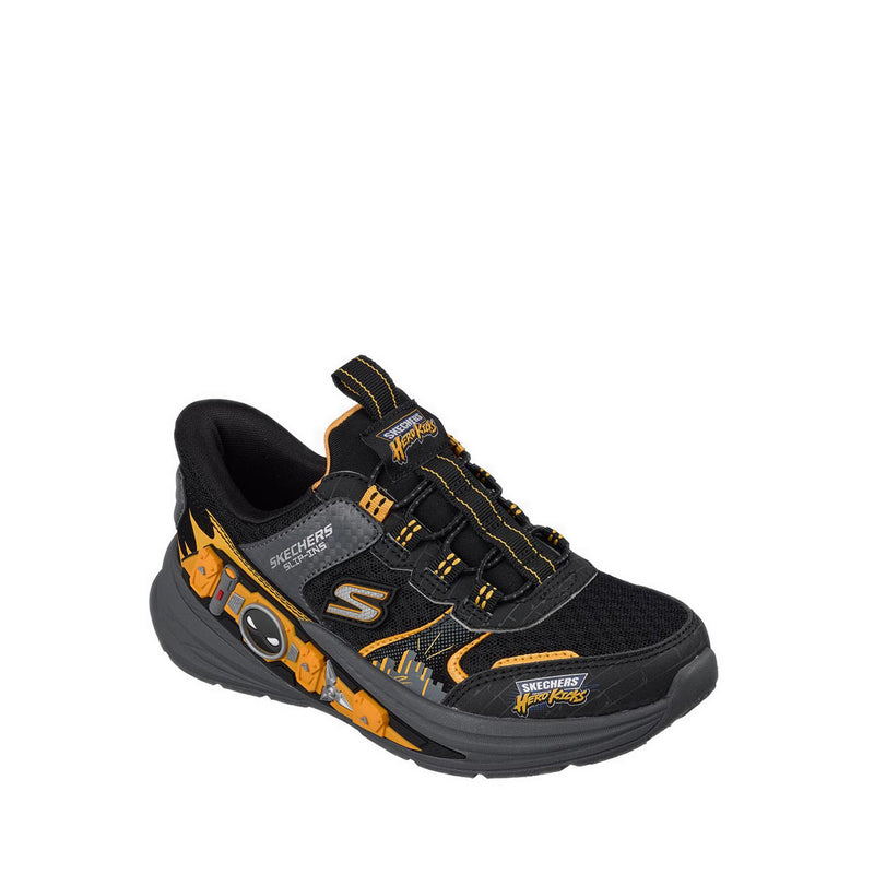 Skechers Slip-Ins Hyper-Quest Boy's Lifestyle Shoes (Grade School / Teen) - Black