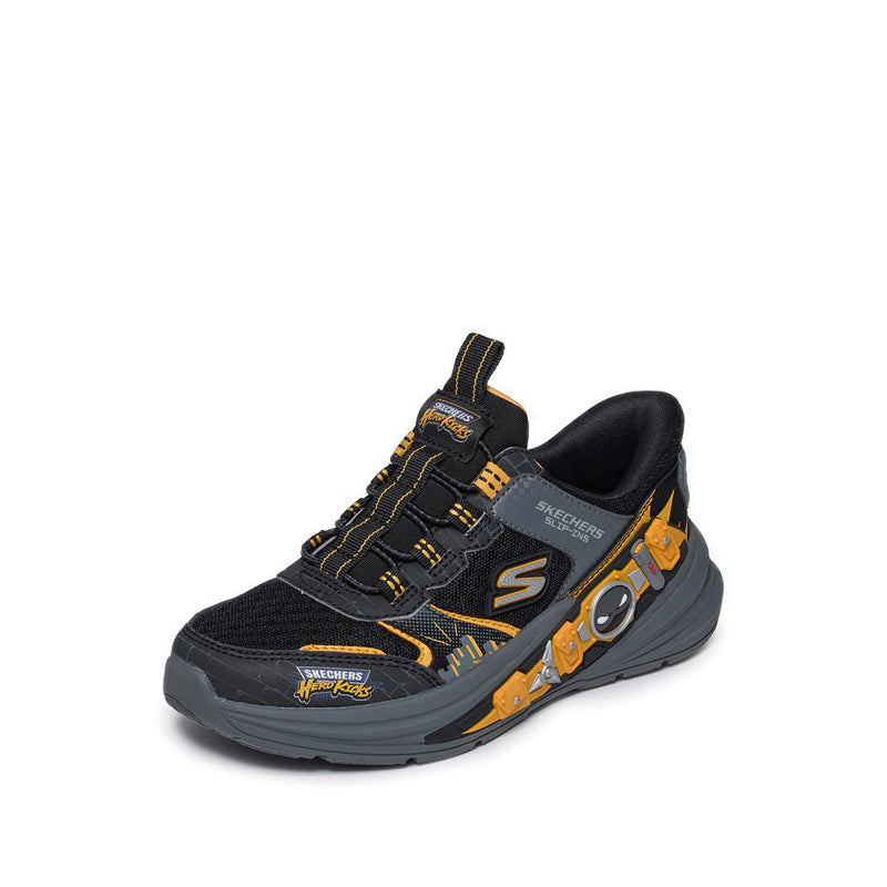 Skechers Slip-Ins Hyper-Quest Boy's Lifestyle Shoes (Grade School / Teen) - Black