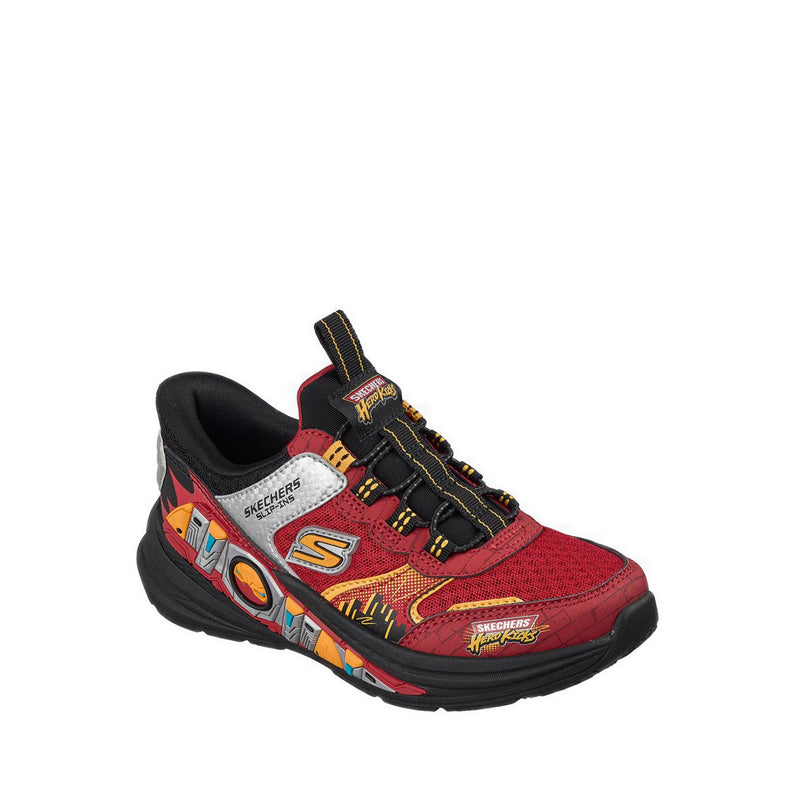 Skechers Slip-Ins Hyper-Quest Boy's Lifestyle Shoes (Grade School / Teen) - Red