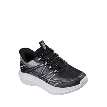 Skechers Slip-Ins Microspec Velocity Boy's Lifestyle Shoes (Grade School/Teen) - Black