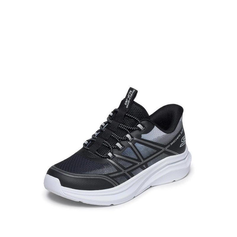 Skechers Slip-Ins Microspec Velocity Boy's Lifestyle Shoes (Grade School/Teen) - Black