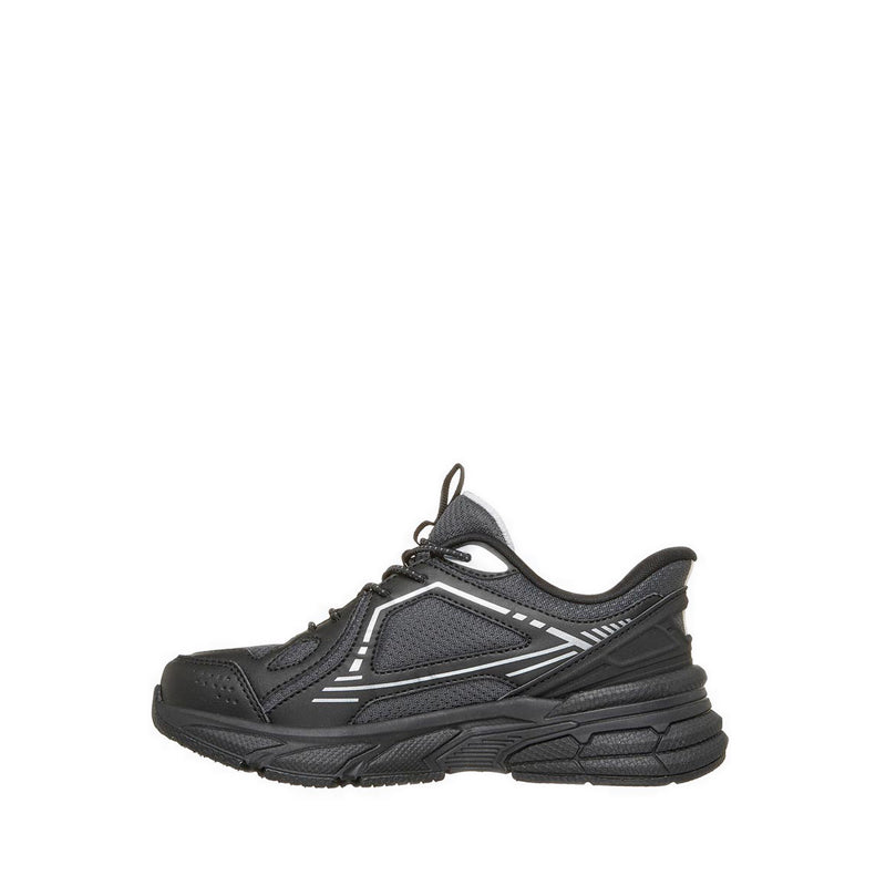 Skechers Slip-Ins Boy's Shoes Retro Graph (Grade School / Teen) - Black