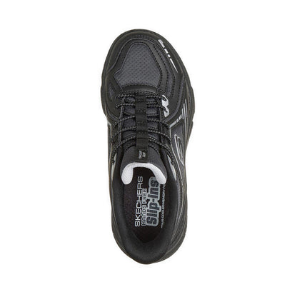 Skechers Slip-Ins Boy's Shoes Retro Graph (Grade School / Teen) - Black