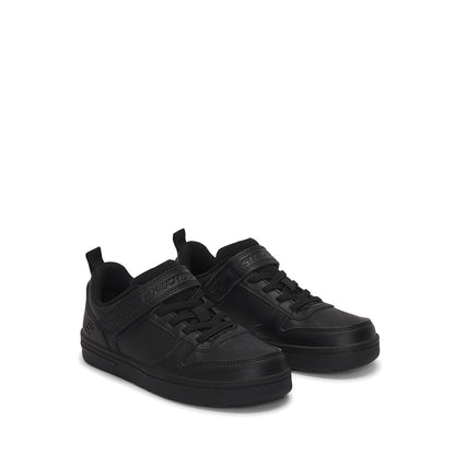 Skechers Smooth Street Boy's Shoes - Black